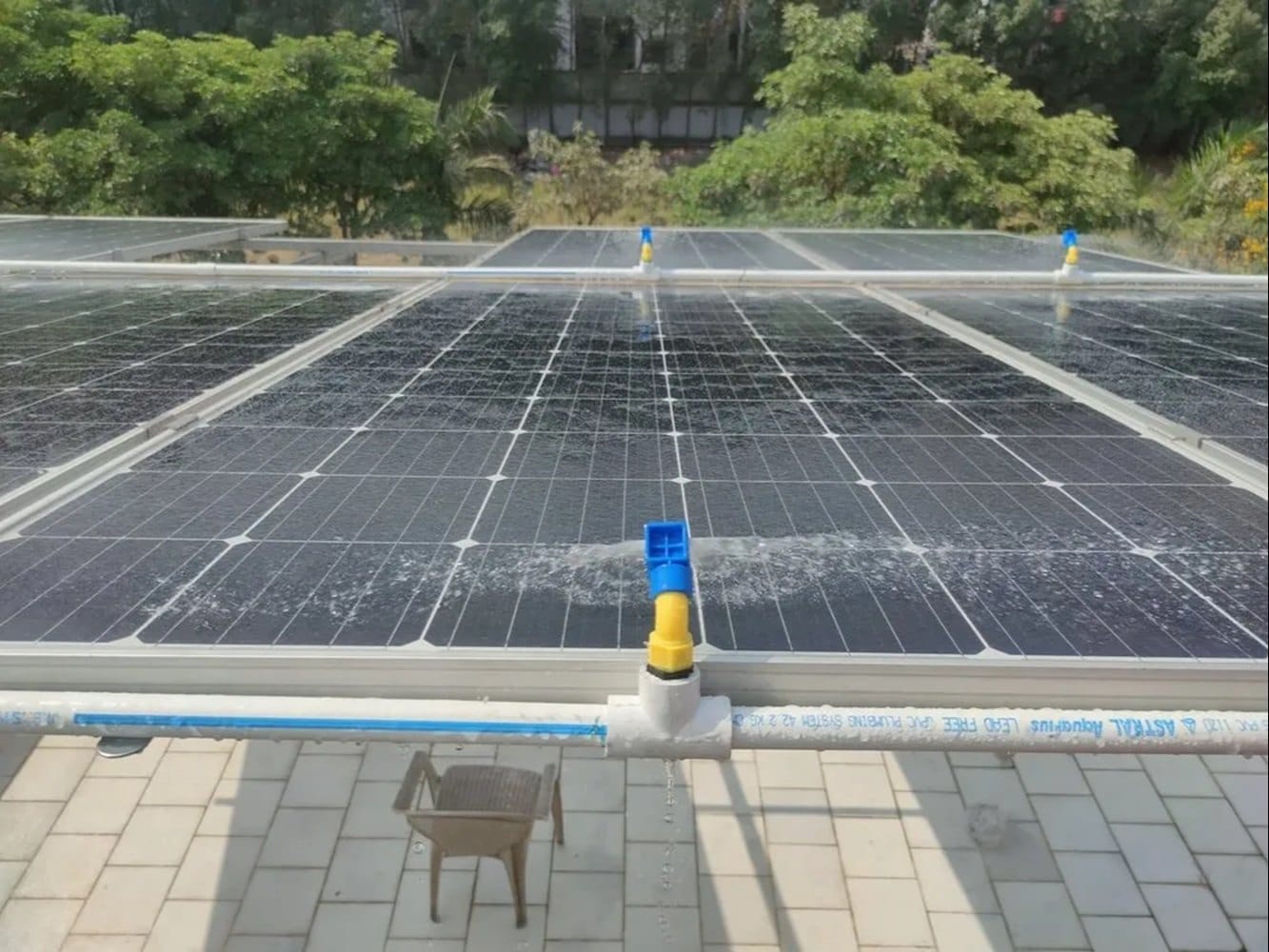 Automatic Solar Panel Cleaning System